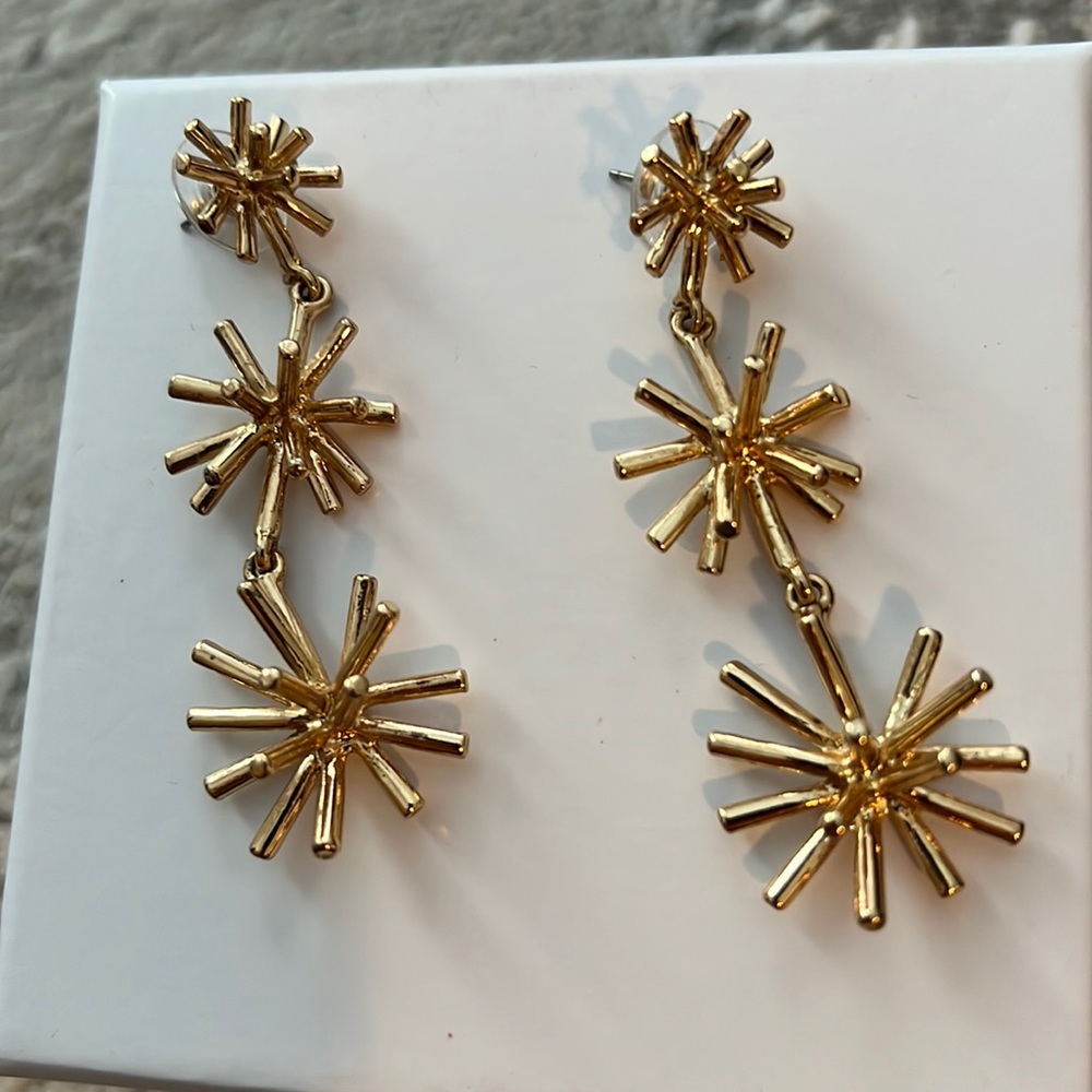 BaubleBar gold dangling earrings